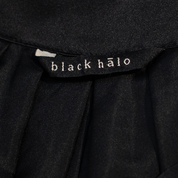 Black Halo 100% Silk Shift Tunic EUC 🎄 🕎 New Year’s Eve Dress - Picture 8 of 8